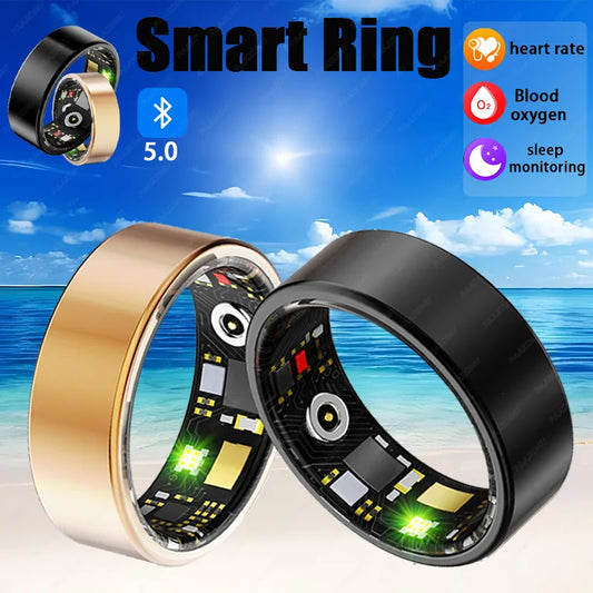 New for Xiaomi smart ring， equipped with healthmonitor， sleep monitor, men's and women's waterproof multifunctional sports ring