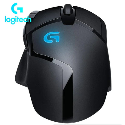 Logitech G402 Gaming Mouse with Adaptive Technology Ergonomic Contoured Shape for Casual And Professional Esports