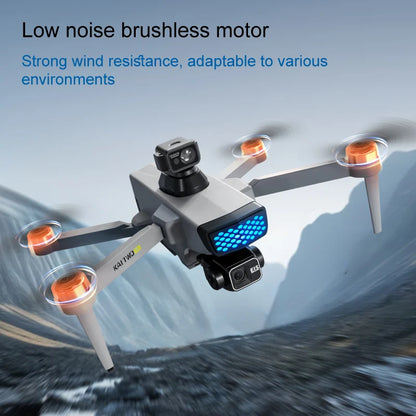 KAITWO Pro GPS Drone HD Camera Aerial Photography FPV 4K 3-axis Anti-shake Gimbal Brushless Obstacle Avoidance Quadcopter Toys ﻿