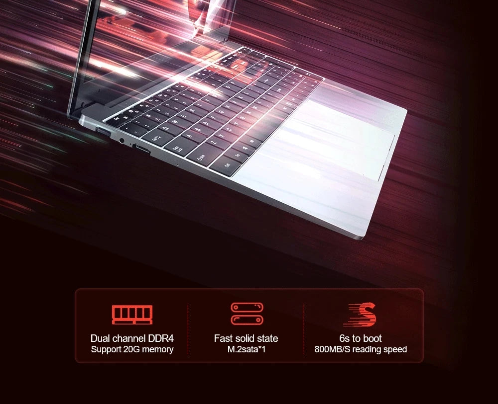 CARBAYTA AMD Ryzen 7 2700U Laptop - 36GB RAM 2TB SSD Metal Body Bluetooth Windows 11 pro Gaming IPS Portable Computer