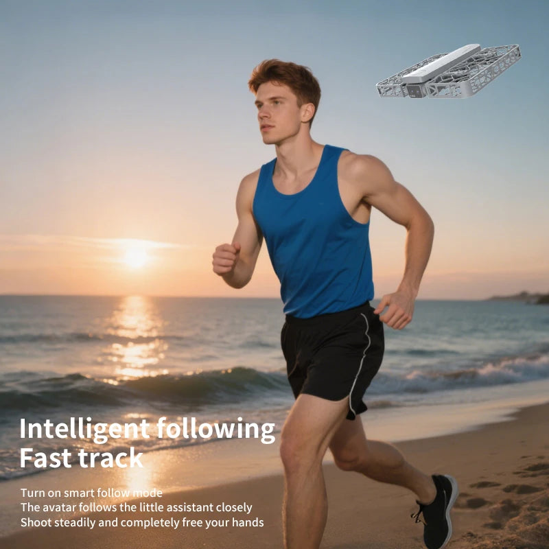 Original Mini Drone Flying Camera S161 RC Dron 8K HD Aerial Photography Pocket UAV with Screen Control Brushless Full Enclosure