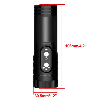 4K Mini Sport DV Action Sport Camera Flashlight Helmet Full HD 1080P Video Ideal Bodycam for Bike, Cycle, Motorcycle Camcorder