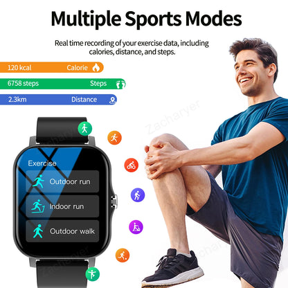 2025 Smart Watch, Sports Watch, Incoming Call Alert Multiple APP Alerts, Fashionable for Men and Women, iPhone/Andriod
