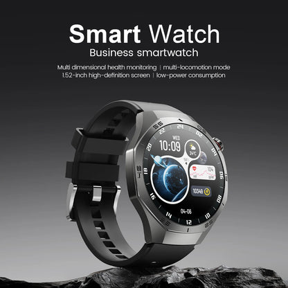 2025 New Smart Watch Men AMOLED Screen GPS Motion trajectory Heart Rate Bluetooth Calls SmartWatch Waterproof
