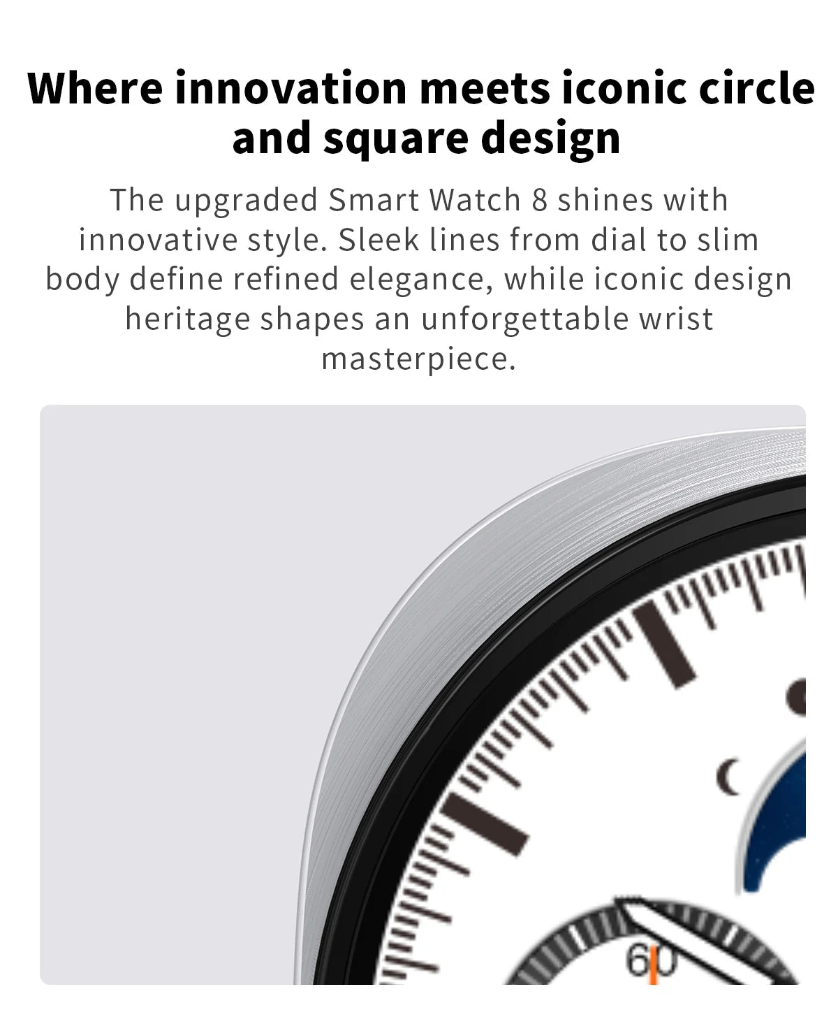 2025 New Smart Watch Series 8   Ultra-thin 1.46 inch Sport Watch Compass IP68 Waterproof Display Bluetooth Call GPS Smart Watch