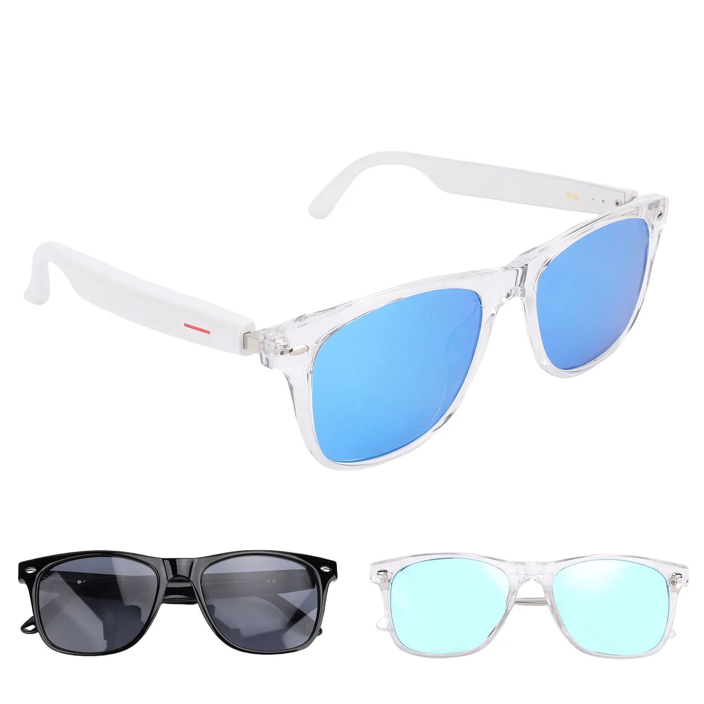 Smart Glasses Music Sunglasses Smart Sunglasses IP65 Water Proof Bluetooth 5.4 Sunglasses Noise Cancelling Built in Mic Speaker