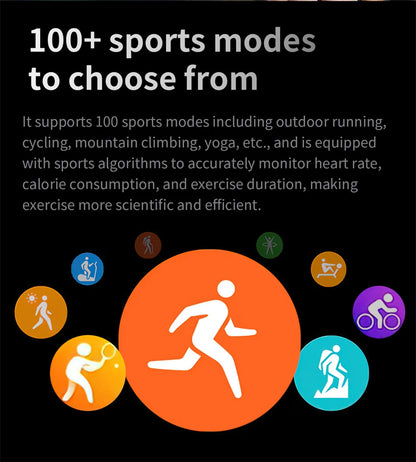 LIGE 2025 Smart Watch 2 in 1 With Earphone Smartwatch Bluetooth Call Men Watch AI Voice Heart Rate Monitor Play Music SmartWatch