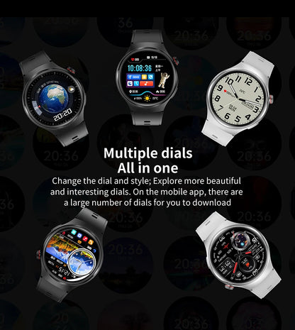 2025 New Men Smart Watch NFC Watch S10 Pro GPS 360*360 HD Screen AMOLED Heart rate BT Call Health Monitoring Women Smartwatches