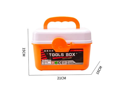 Children's Tool Set with Electric Toy Drill Kids Power Toy Pretend Play Tools Kit for Boys Girls Education Montessori Learning