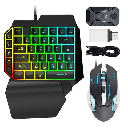Gaming Keyboard And Mouses Combo With Converter Build In ForNintendo SwitchPS4 XboxConsoles