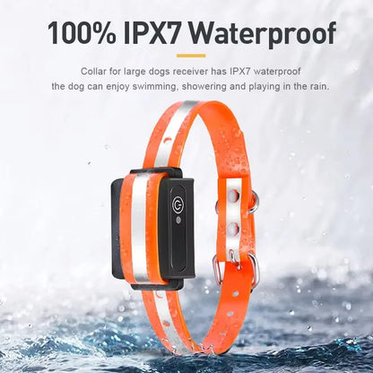 1000m Electric Dog Training Collar with Remote Control Waterproof Rechargeable Pet Dog Bark Stop Shock Collar Electric Shocker