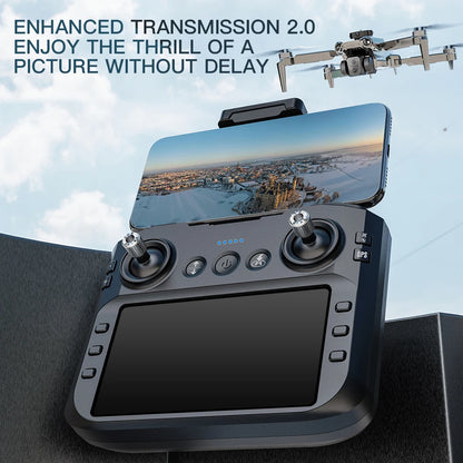 Professional SG109 MAX GPS Drone 8K Camera Aerial FPV Brush Avoiding Obstacle with Large Screen Remote Control Folding Dron