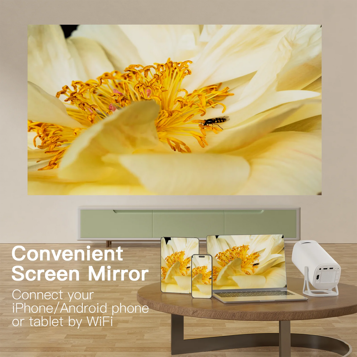 Smart S40 Android 11Projector Support 4K 1080P 2.4G/5GWIFI BT5.0 Projector 1280*720P Home Cinema Portable Projector