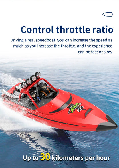TY725 RC Boat TURBOJET PUMP High-Speed Remote Control Jet Boat Low Battery Alarm Function Adult Children Toys Gift