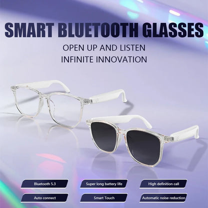 Smart Glasses Listenable Songs, Wireless Headphone Glasses, Shades for Women & Men, 3in1 Smart Glasses that Play Music 
