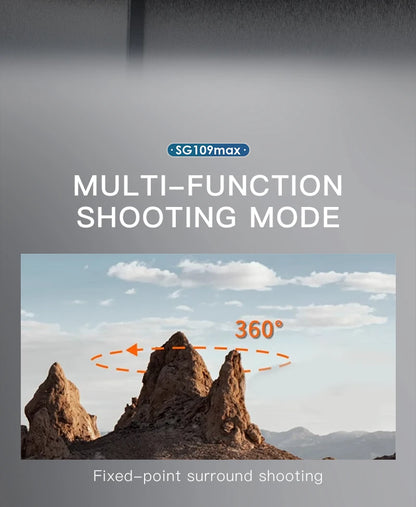 Professional SG109 MAX GPS Drone 8K Camera Aerial FPV Brush Avoiding Obstacle with Large Screen Remote Control Folding Dron