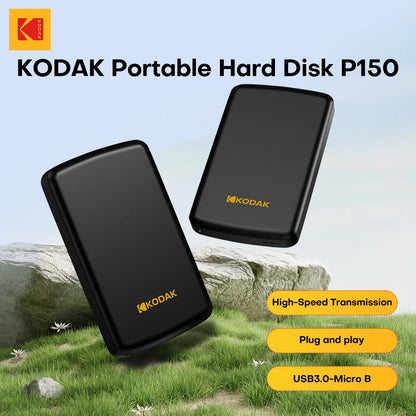 KODAK External Hard Drive 1T 500GB USB3.0 High Speed Gaming Storage Portable External Disk for Laptop Desktop PS4 PS5