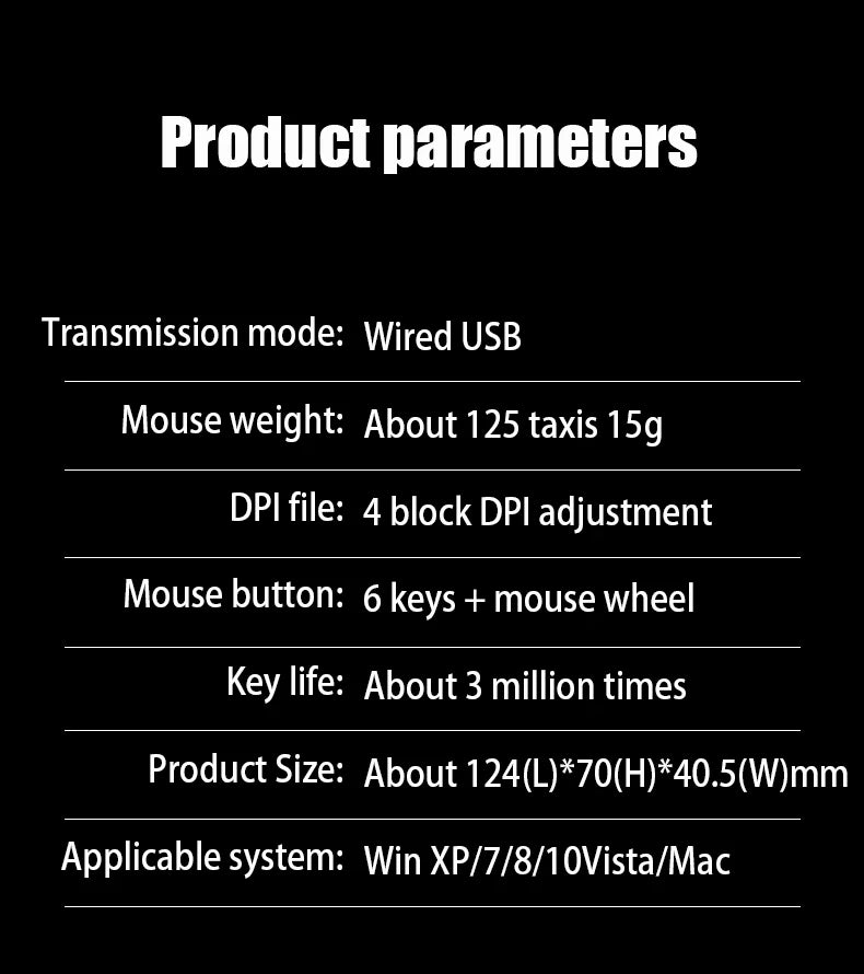 S50 New Gaming Mouse, Wired Mechanical Game, Macro Programming, Notebook, Desktop Computer, Office
