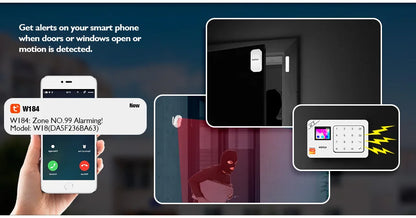KERUI NEW 4G/WiFi Home Alarm System Tuya Smart Home Sesurity Alarm Wireless Burglary Protection PIR Motion Sensor APP Control
