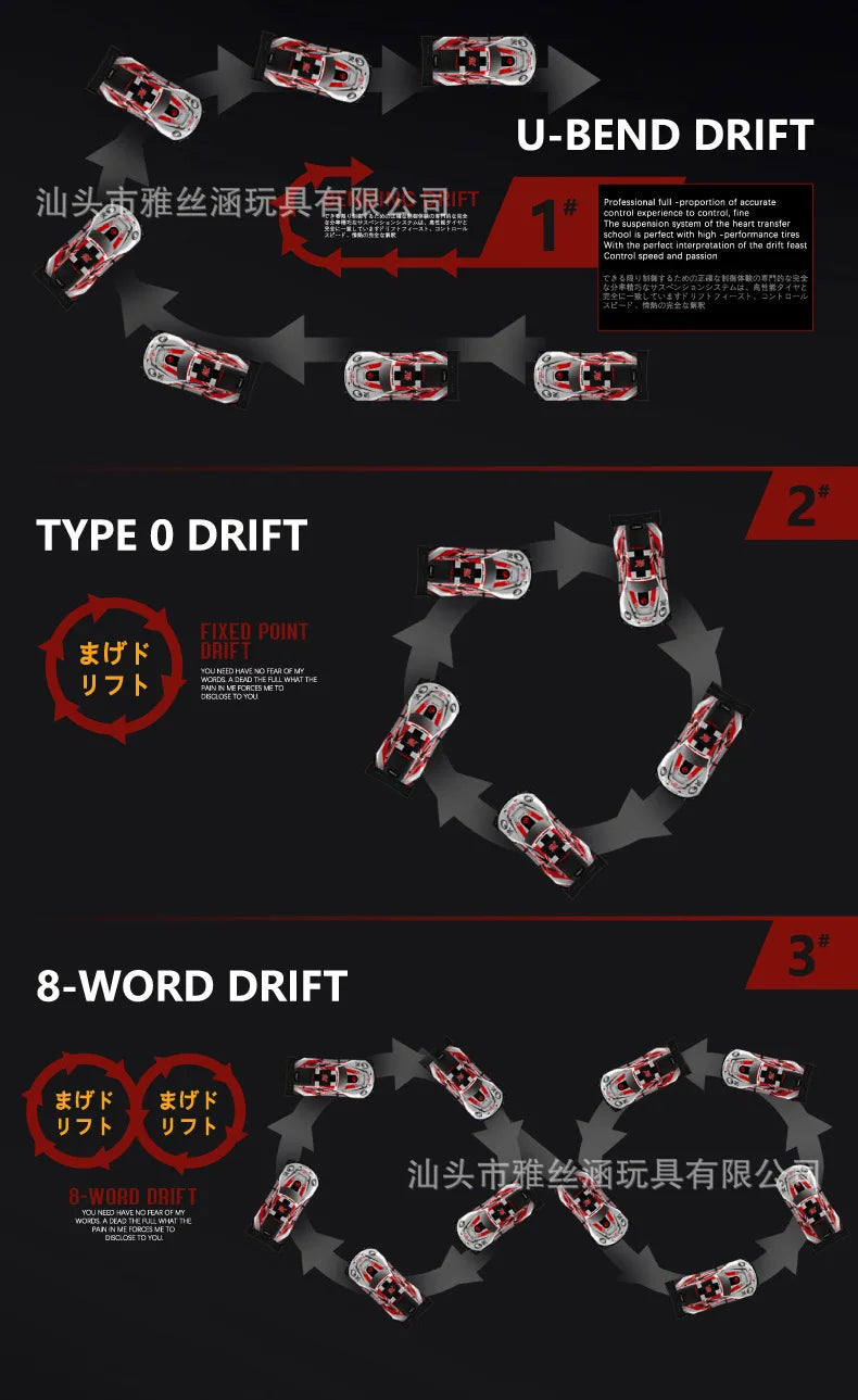 New RC1:24 full-scale remote control driftcar high-speed four-wheel driveremotecontrol racing carwith lightingsimulationcarmodel