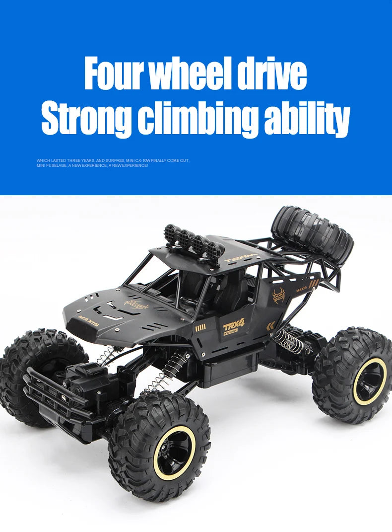RC Off road Truck 1/12 4WD RTR Durable Beginner All Terrain RC Car High Speed 20Km/h Remote Control Monster Truck Adult Gift Toy