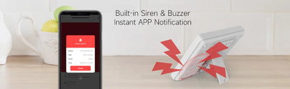 Staniot Home Security Alarm System 4G WiFi Wireless Tuya Smart Burglar Kit Built-in Siren Work with Alexa App Remote Control