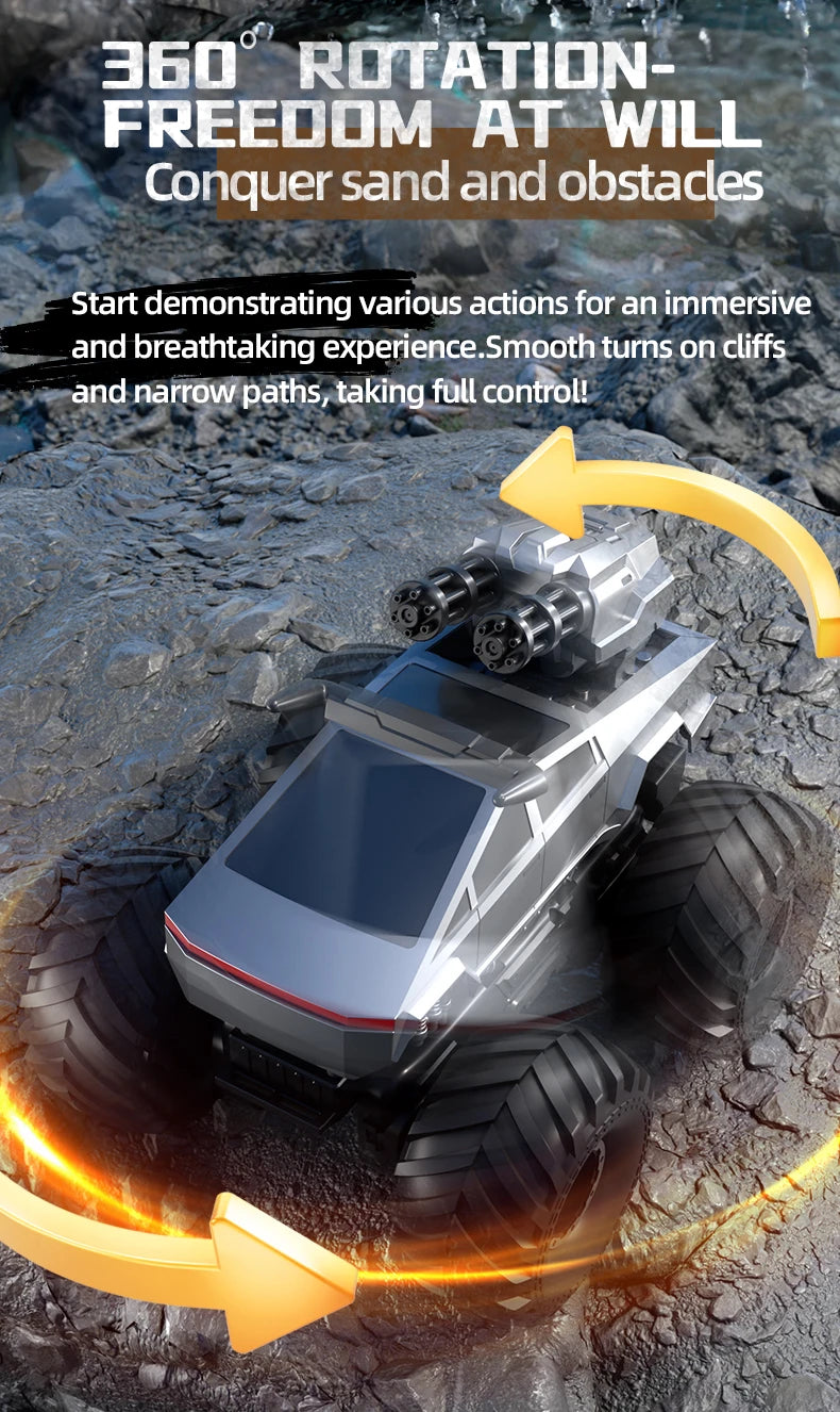 RC Car Amphibious Climbing Off-Road Drift Vehicle Children's Toy 2.4G Remote Control Cars Model Toys for Boys Christmas Gifts