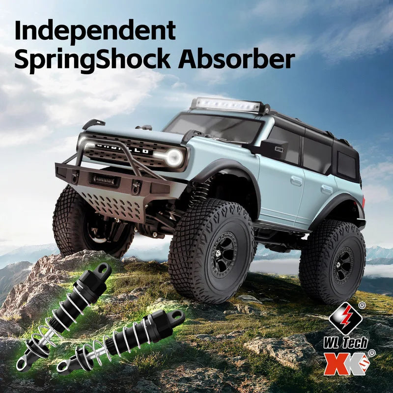 Wltoys New 1:18 Electric Four-Wheel Drive Climbing Car Remote Control Horse Model Toy For Children RC Car Toy