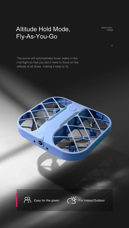 Xiaomi H107 Drone Mini Pocket Small Quadcopters Remote Control Helicopter 4K 8K With HD Camera Fpv Drones Christmas Gift For Kid