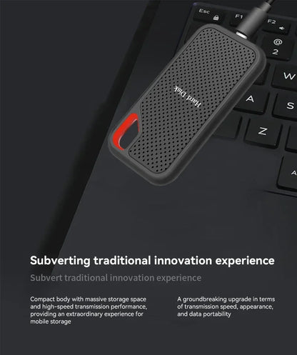 Lenovo Hard Disk Mobile SSD E60 1TB 2TB 256TB USB 3.1 HD External Hard for Laptop PS5 Mobile Hard Disk HDD Storage