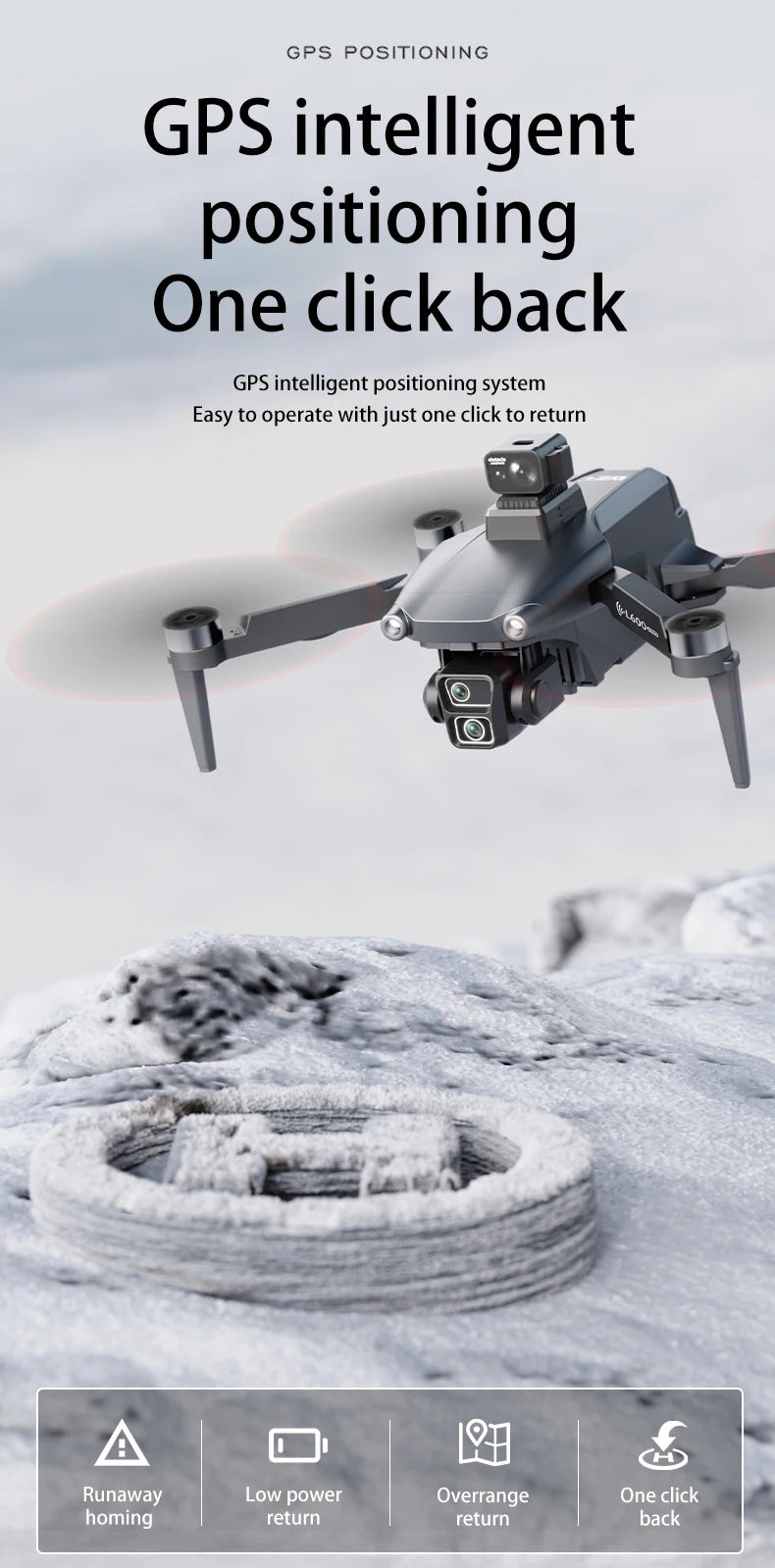 New L600 Pro-1 Max Drone 3-Axis 4K HD Dual Camera Brushless Motor With Laser Obstacle Avoidance GPS 5G WIFI Quadrotor Rc Dron