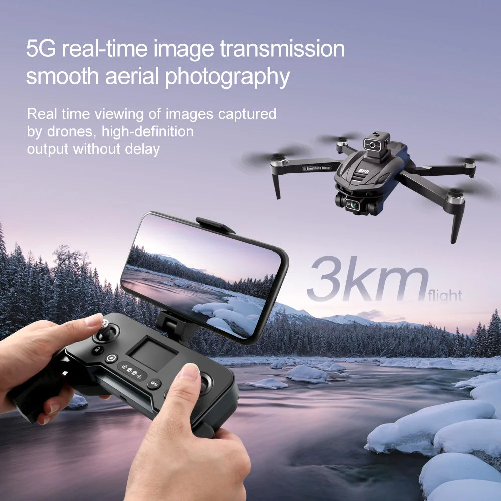 Xiaomi Mijia New V168 Drone Professinal Three Camera Wide Angle Optical GPS Localization Four-way Obstacle Avoidance Quadcopter