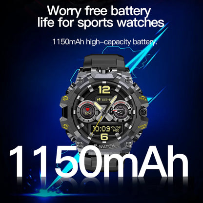 4G LTE Android Smart Watch With 1.508-inch Amoled Screen 8MP Dual Camera GPS IP68 Waterproof Outdoor sports Health monitoring