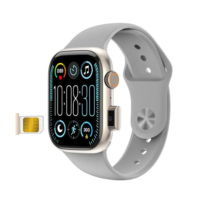 Smart 5G Smartwatch 2.29 Inch AMOLED Display 180 Degree Rotating Camera SIM Card WiFi GPS Video Calling Worldwide Version