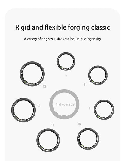 Xiaomi MIJIA Smart Ring With Charging Case Health Monitor Sleep Distance Calories IP68&5ATM Waterproof Multi-sport Men Women NEW