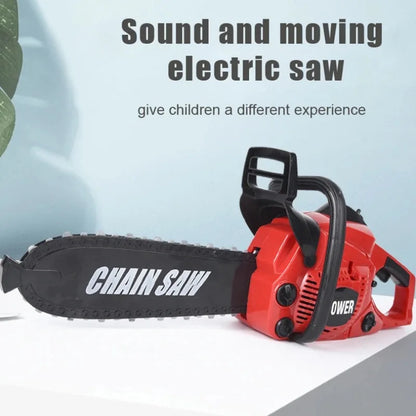 Large Size Children Electronic Chainsaw Kids Play Tools Pretend Play Tool Kits Electric Saw Children Simulated Play House Toy