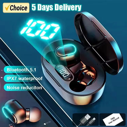2025 E7S TWS Wireless Headphones Bluetooth Earphones HIFI Lossless Sound Headsets Sport Waterproof Earbuds For All Smartphones