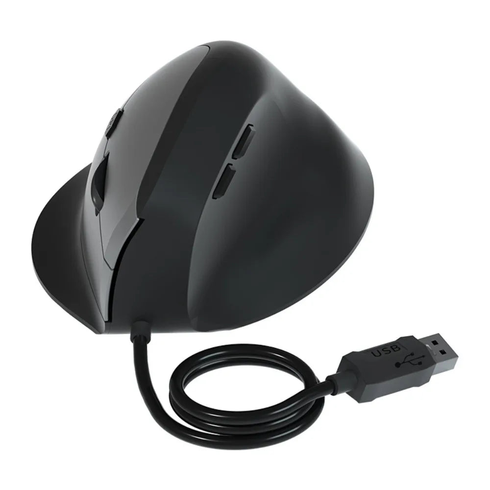 2.4G Vertical Mouse 6 Mute Buttons 800/1200/1600DPI Ergonomic Optical Mouse Comfortable Keysensitive Gaming Mice Office