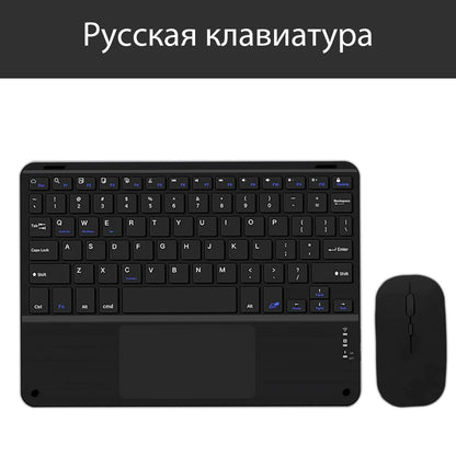 Bluetooth Wireless Keyboard Android IOS Windows Black Keyboard And Mouse Extra Long Standby Tablet Keyboard IPad Keyboard