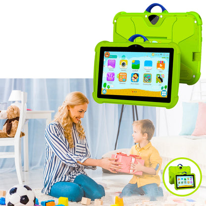 NEW 7 Inch Tablet Android 13 Children Tablet PC for Learning 4GB RAM 64GB ROM Quad Core 4000mAh Wifi 5 1024x800 IPS Kids Tablets