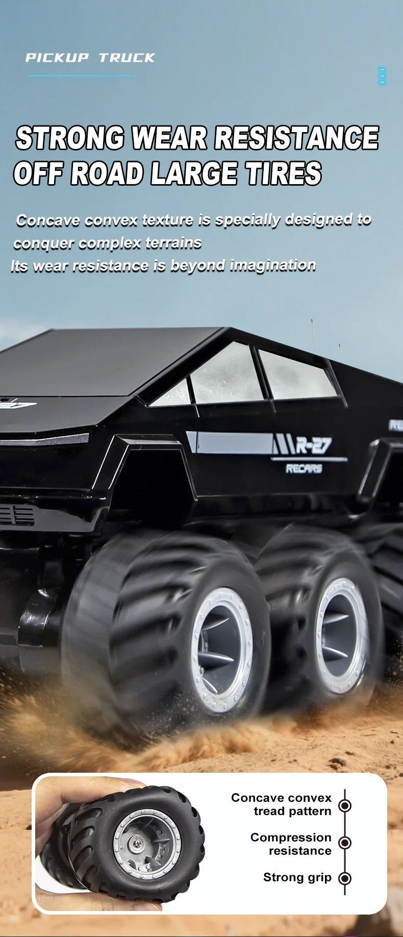 JHD For JJRC Q218 2.4g Amphibious Rc Remote Control Car Eight Wheel Stunt Car Amphibious All Terrain Four-Wheel Drive Climbing