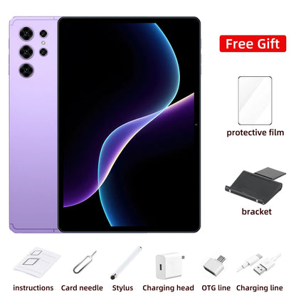 2025 NEW Tab Tablets S25 Ultra Original Global Version Tablet PC Android 14 Snapdragon 8gen2 Dual SIM WIFI 4G/5G GPS WIFI Kids