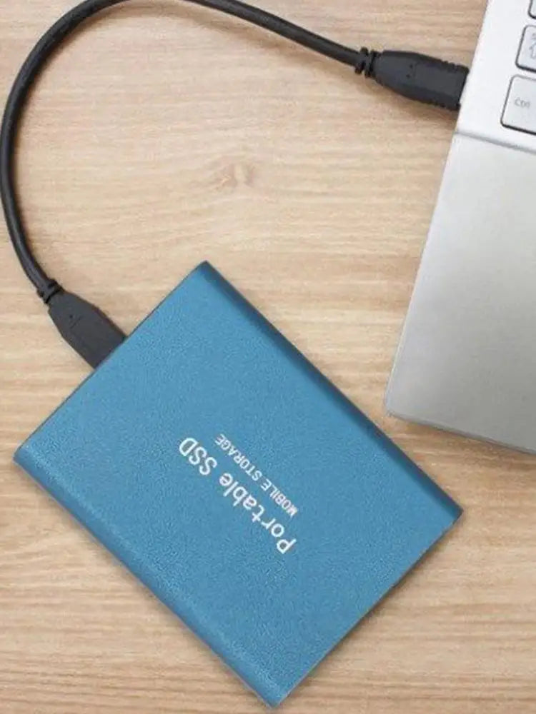 500GB Portable SSD High Speed External Hard Drive Portable Hard Drive Lightweight Design Mass Solid Drive for Phone Laptop