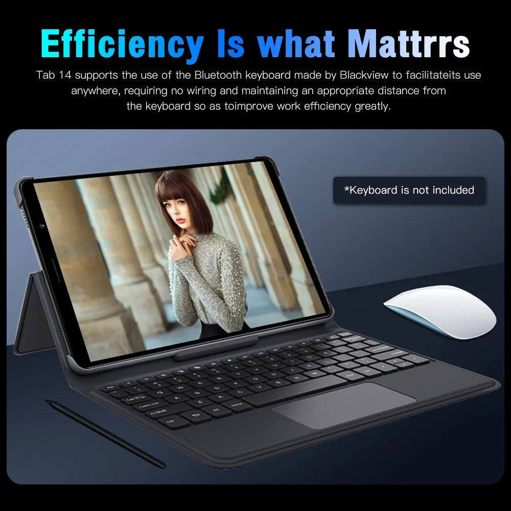 2025 Pad Tab 14 8 inch Android 12 16GB Ram 1TB Rom Dual SIM 10 Core Dimensity 9000 WPS GPS Bluetooth 10000mAh Original Tablet