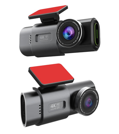 Dash Cam Front and Rear, 4K+1080P WDR Dash Camera for Cars,Built-in WiFi Car Camera with GPS Track,G-Sensor, Super Night Vision