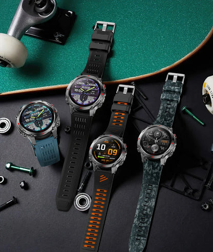 Built-in GPS Positioning Smart Watch Men 1.46 Inch HD Screen Compass 100+ Sport Mode 30M Waterproof Bluetooth Call Smartwatch