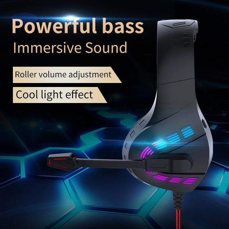 G4 Headphones 3.5mm Wired Gaming Headset Earphones Music For PS4 Play Station 4 Game PC Chat computer With Microphone