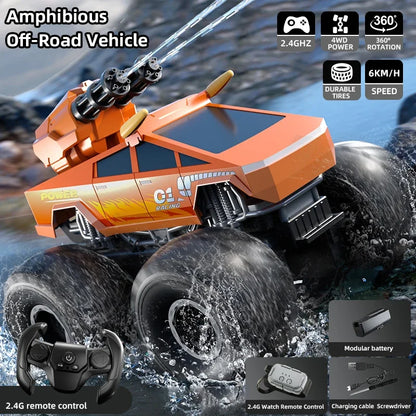 RC Car Amphibious Climbing Off-Road Drift Vehicle Children's Toy 2.4G Remote Control Cars Model Toys for Boys Christmas Gifts