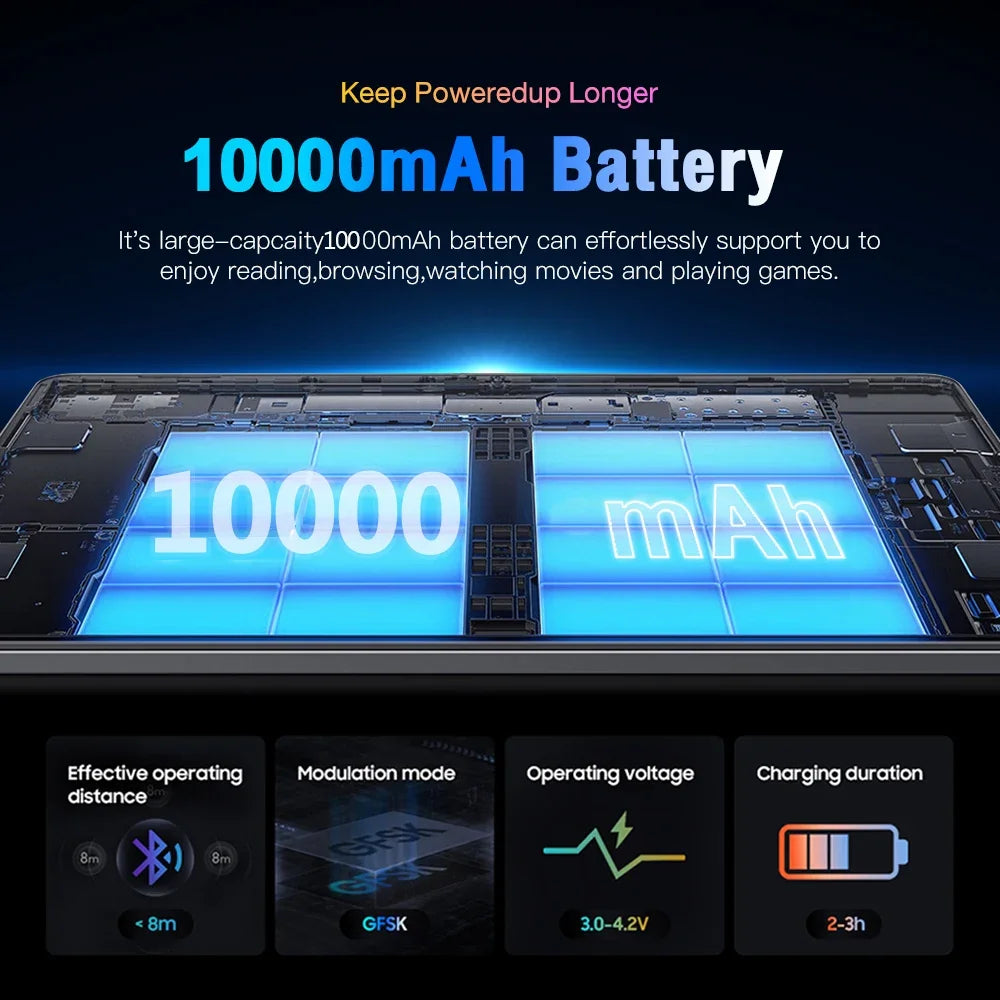 2025 Pad Tab 14 8 inch Android 12 16GB Ram 1TB Rom Dual SIM 10 Core Dimensity 9000 WPS GPS Bluetooth 10000mAh Original Tablet