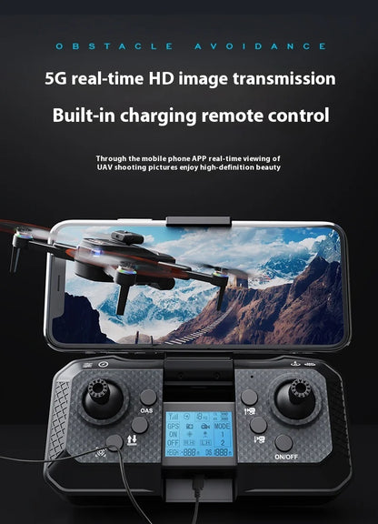 Xiaomi Mijia JS39 Drone 8K HD with Obstacle Avoidance&Optical Flow,Brushless Motor Foldable RC Quadcopter for Aerial Photography
